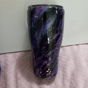Witchy black purple swirl